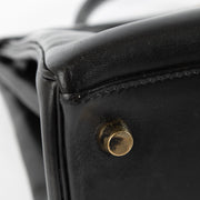 shop 100% authentic second hand Hermès Vintage Kelly 32 Black Box GHW on Labellov.com