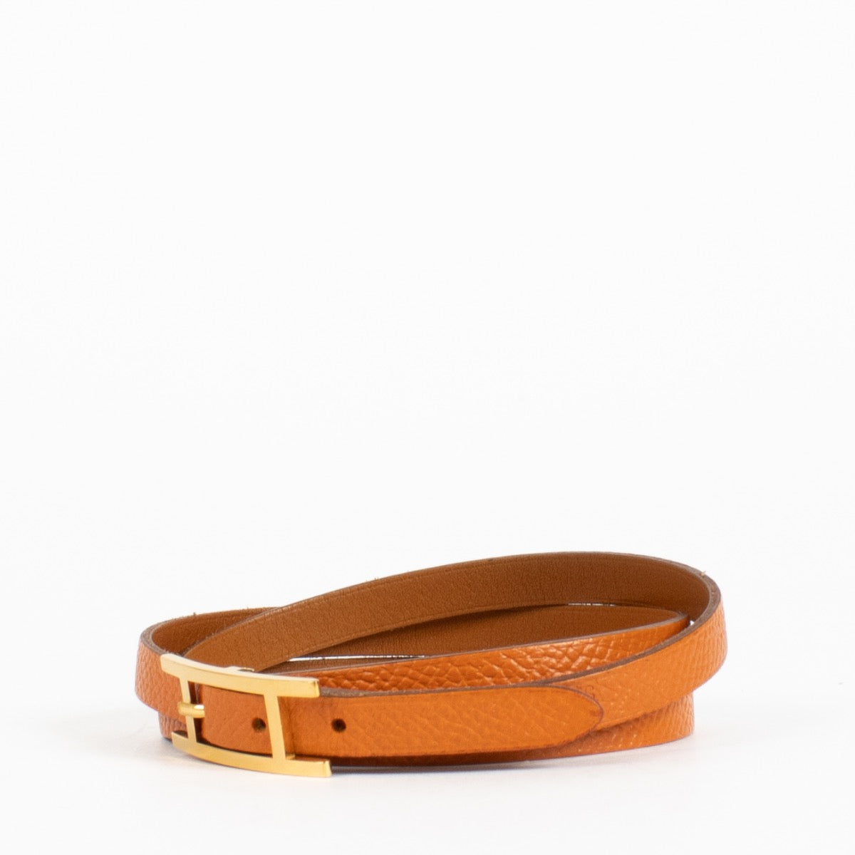 Authentic second-hand Hermès Behapi Double Tour Bracelet - Size T2 on labellov.com