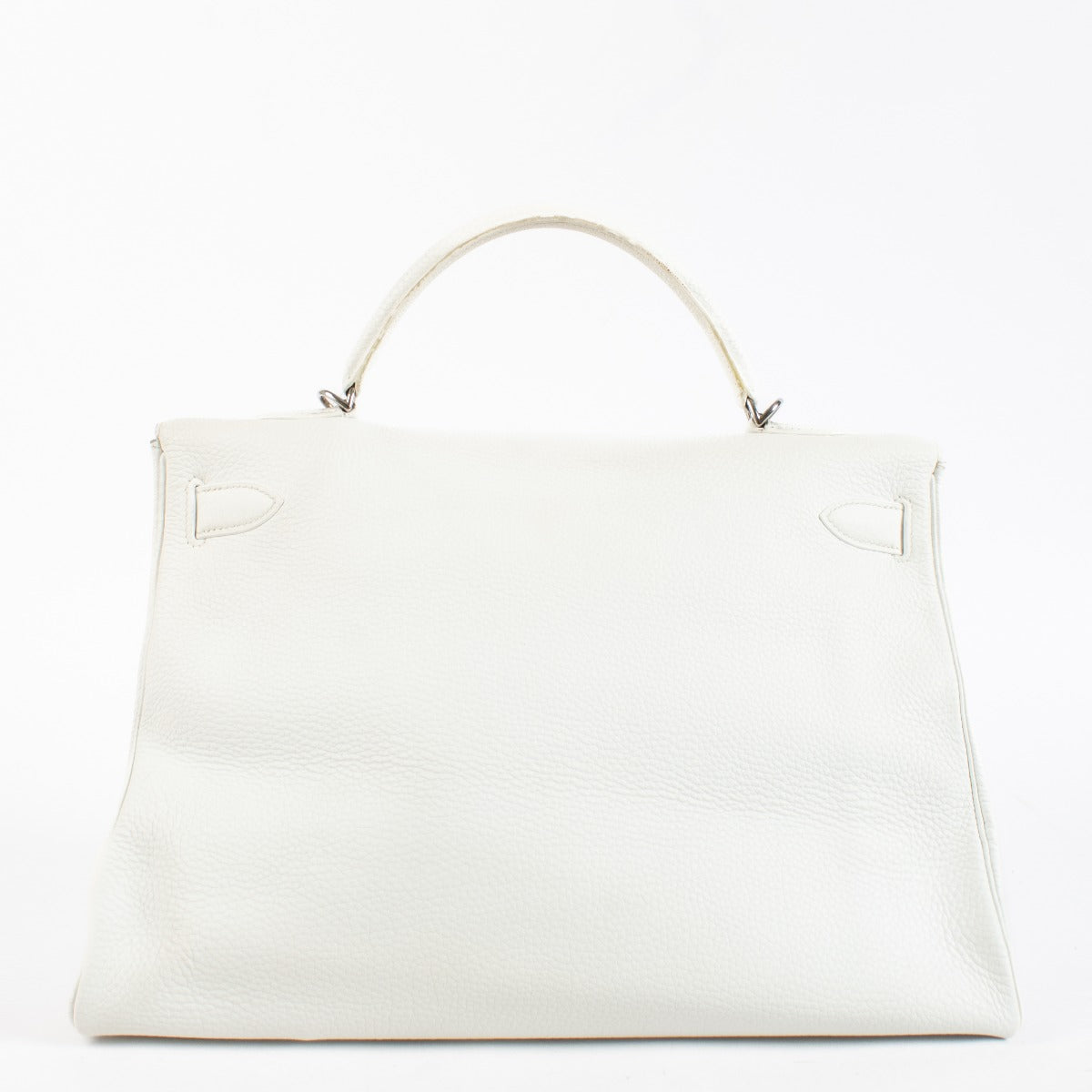 Hermès Kelly 40 Wit Clemence PHW