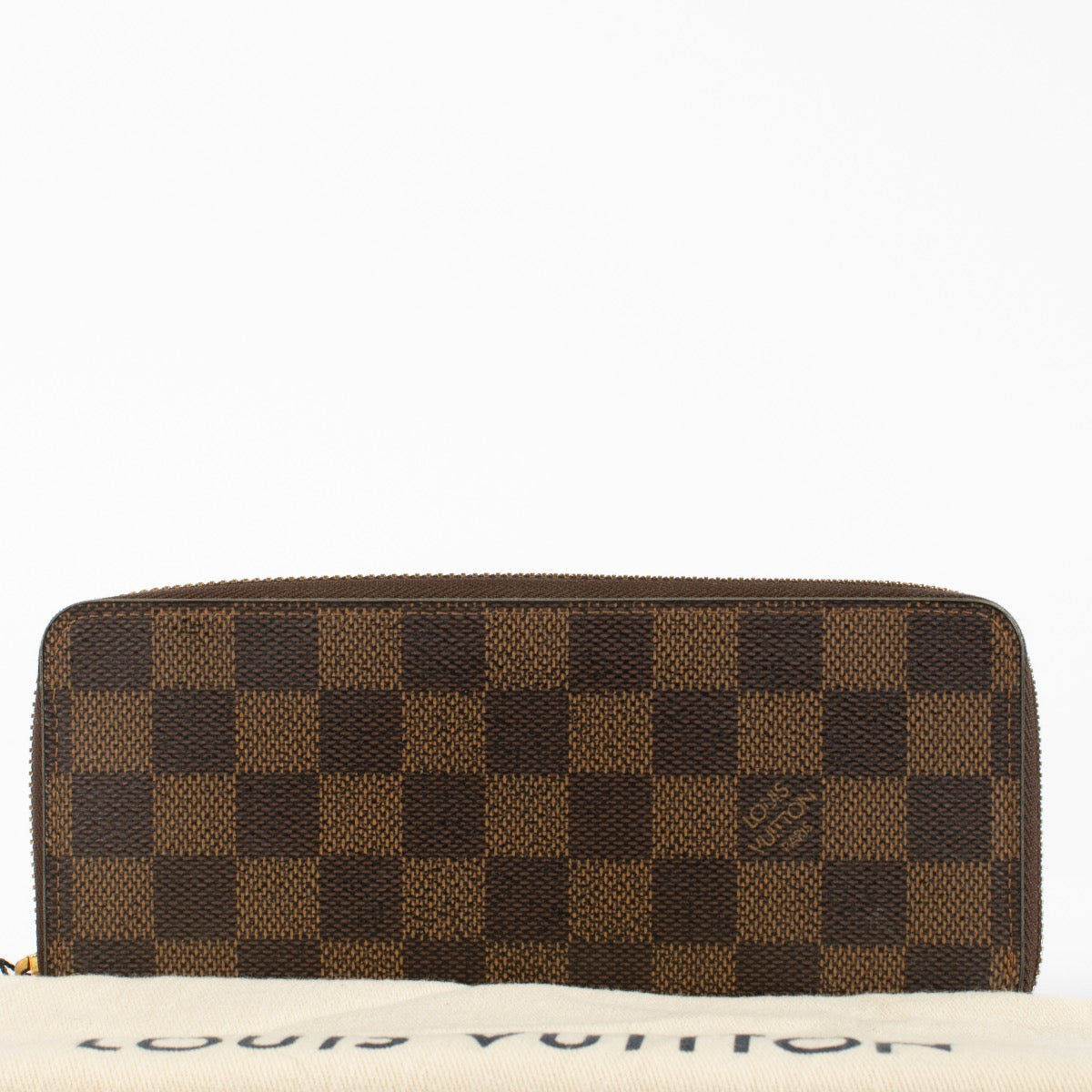 Portefeuille Clemence Louis Vuitton Damier Ebene