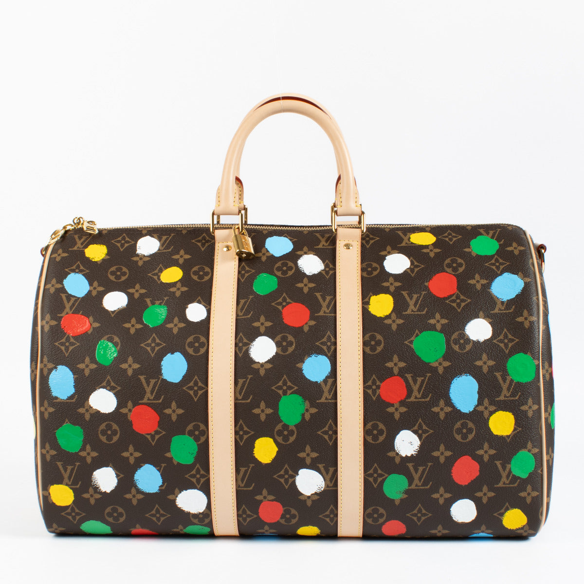 Louis Vuitton x Yayoi Kusama Keepall 45 Monogram Dots Infinity