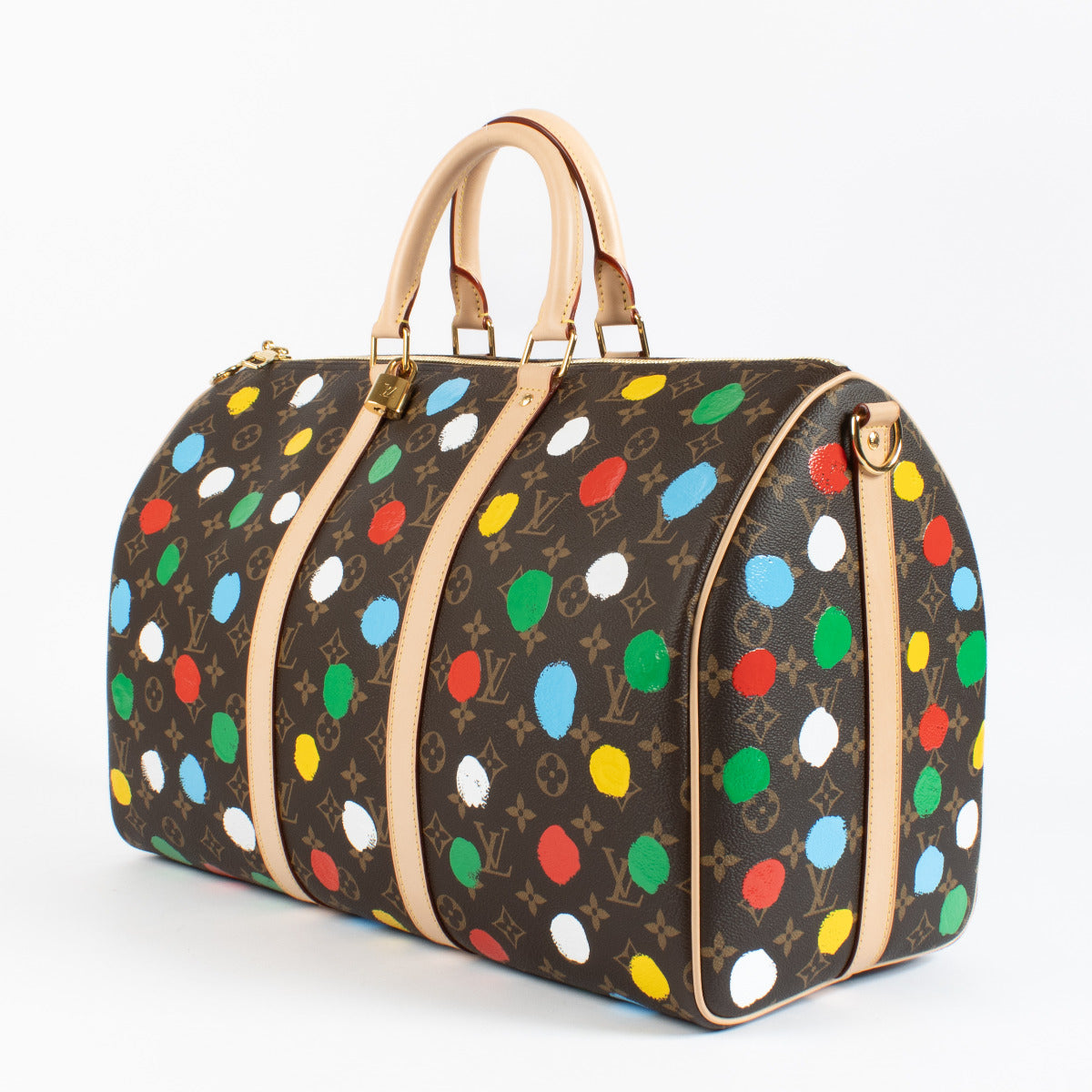 Louis Vuitton x Yayoi Kusama Keepall 45 Monogram Dots Infinity
