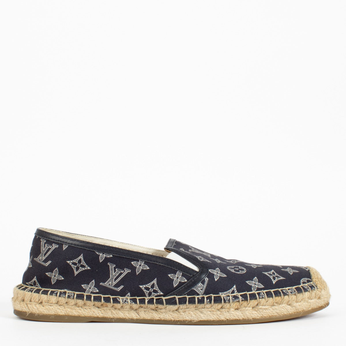 Louis Vuitton Blauwe Monogram Denim Bidart Espadrilles - Maat 39,5