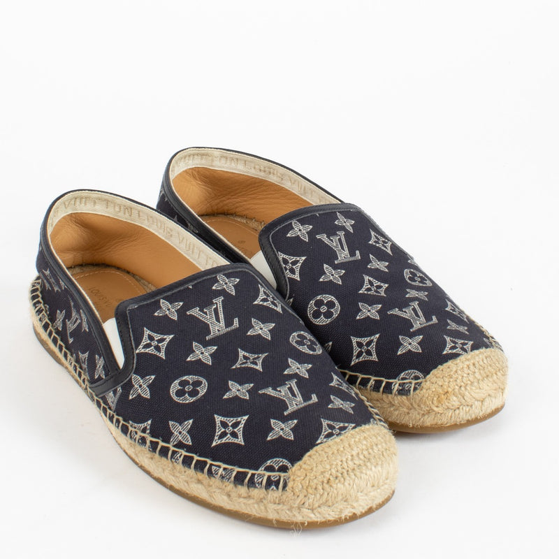 Espadrilles Bidart en denim Monogram bleu Louis Vuitton - Taille 39,5