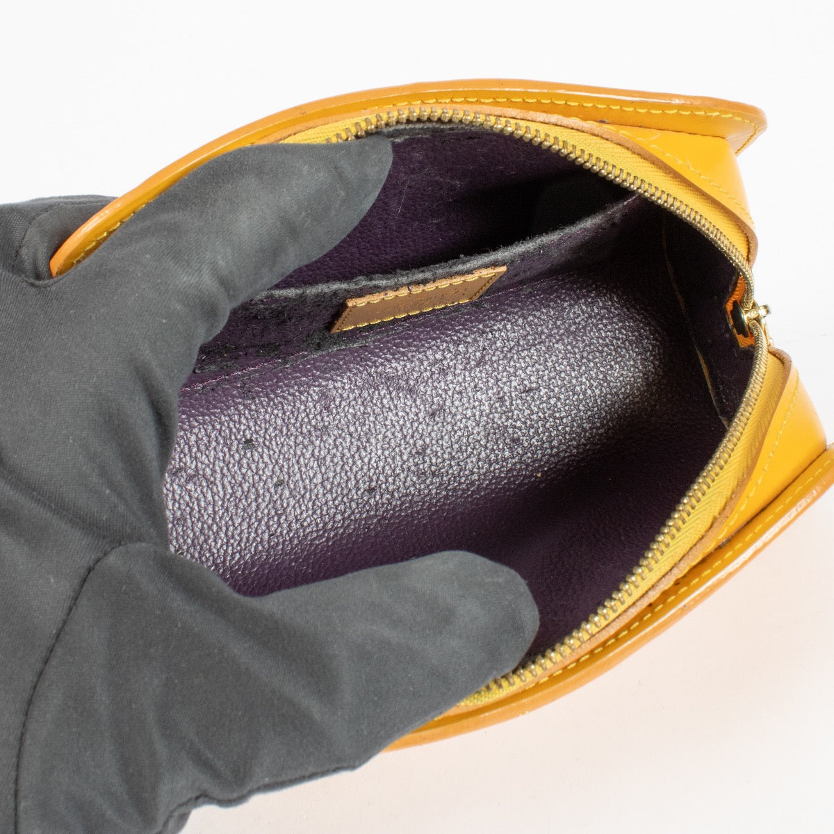 Louis Vuitton Tassil Yellow Epi Dauphine PM Pouch