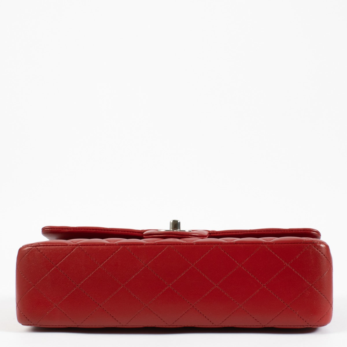 Sac Chanel Classic 11.12 moyen en agneau plongé rouge