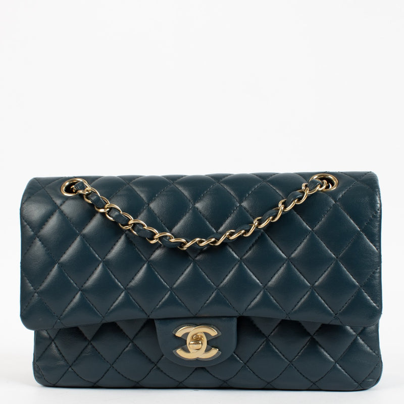 shop 100% authentic second hand Chanel Blue Lambskin Medium Classic 11.12 Bag on Labellov.com