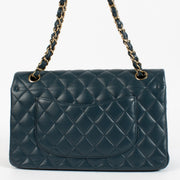 shop 100% authentic second hand Chanel Blue Lambskin Medium Classic 11.12 Bag on Labellov.com