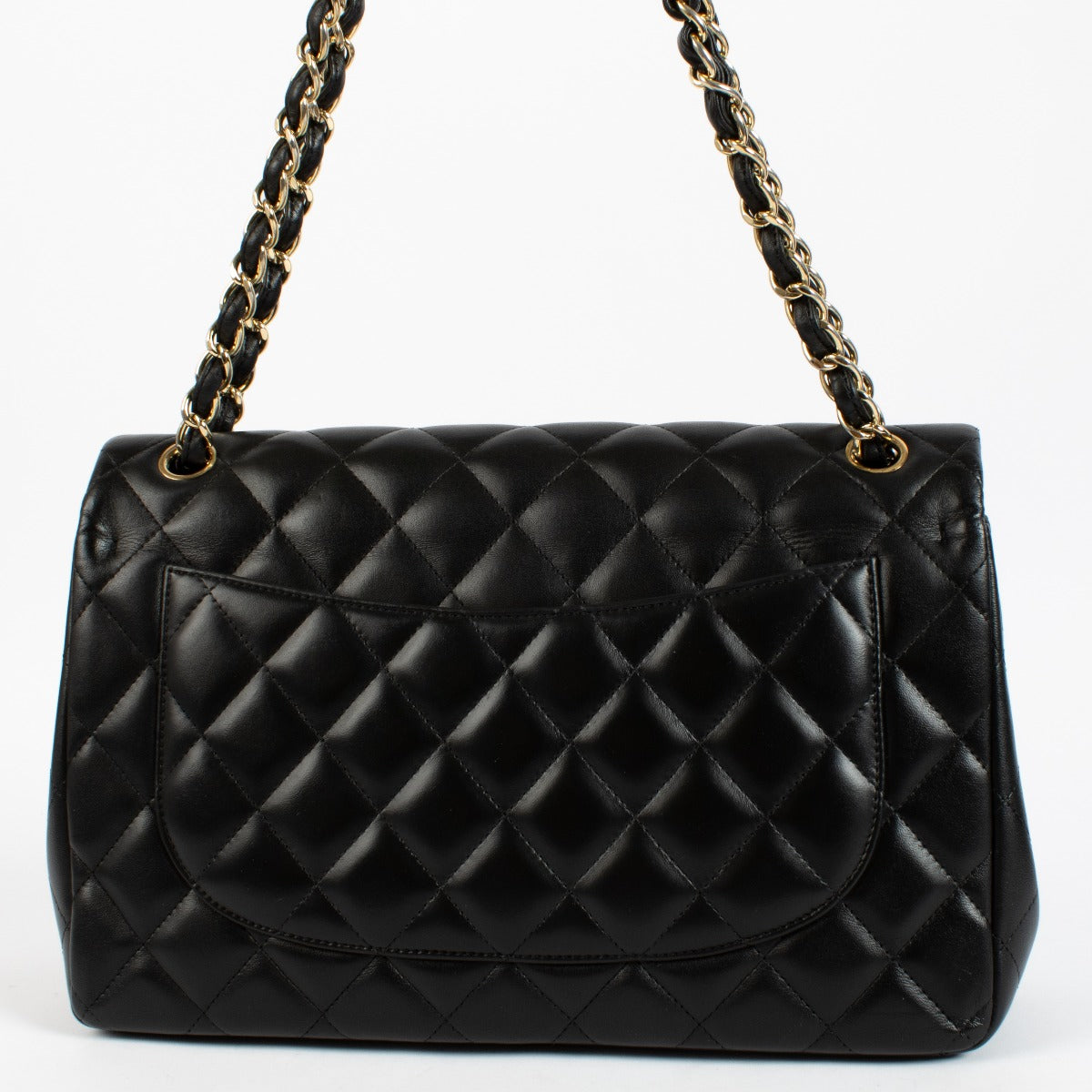 Chanel Black Lambskin Large Classic Bag