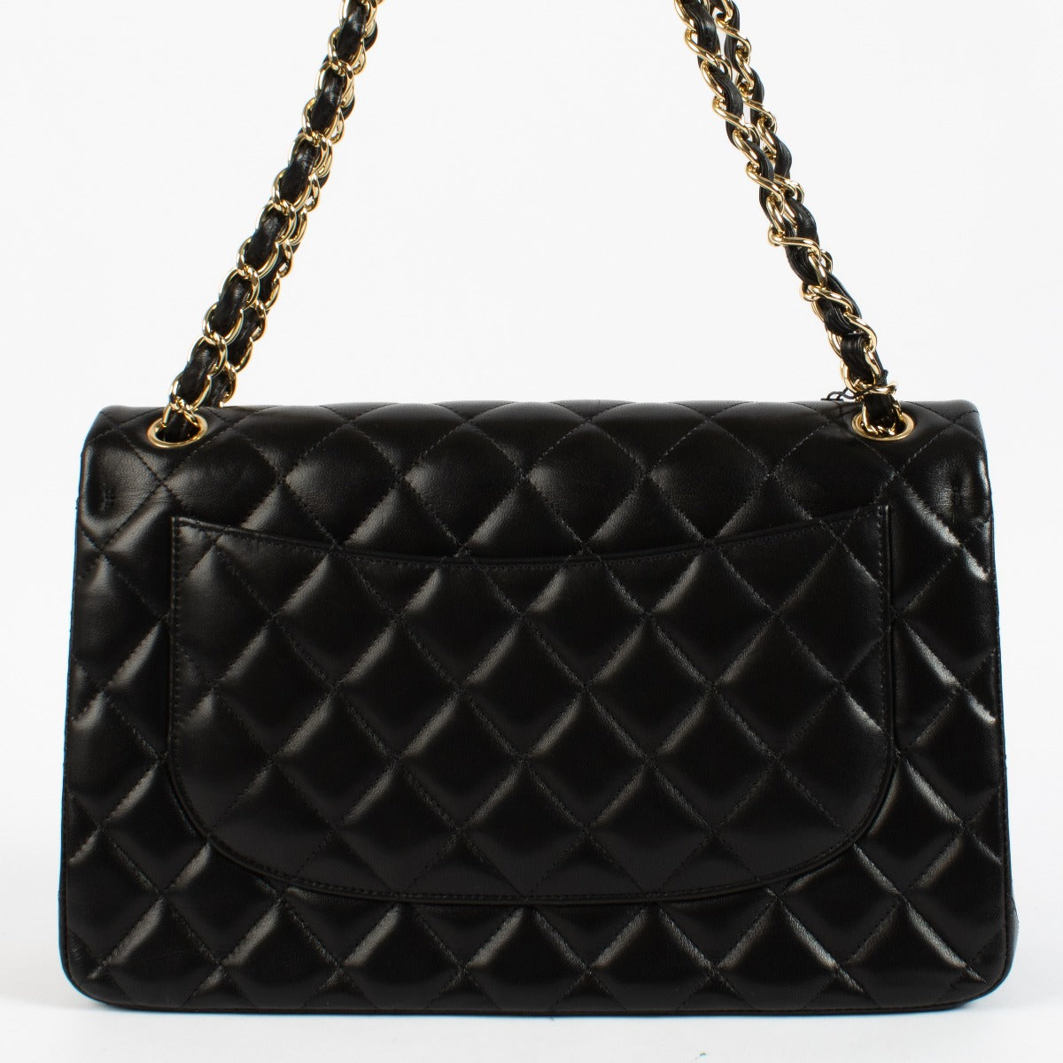 Chanel Black Lambskin Large Classic Bag