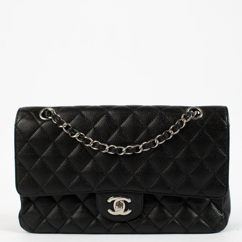 shop 100% authentic second hand Chanel Black Caviar Medium Classic 11.12 Bag on Labellov.com