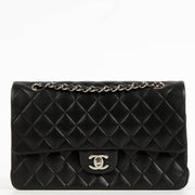 shop 100% authentic second hand Chanel Black Lambskin Medium Classic 11.12 Bag on Labellov.com