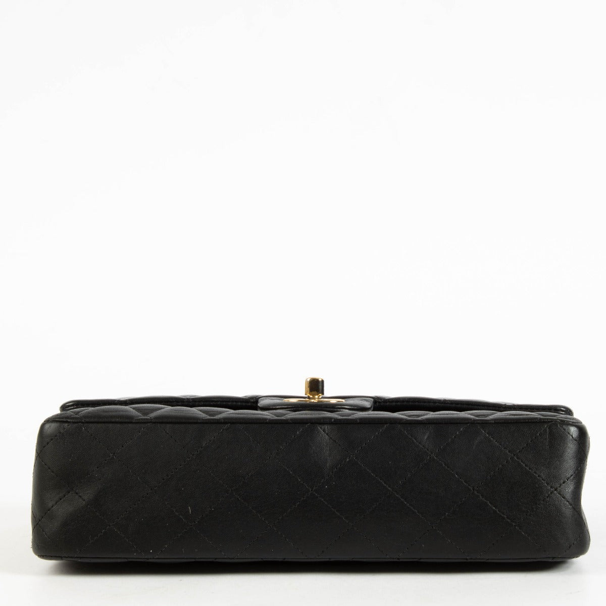 Shop the authentic Chanel Black Lambskin Medium Classic 11.12 Handbag on Labellov.com.