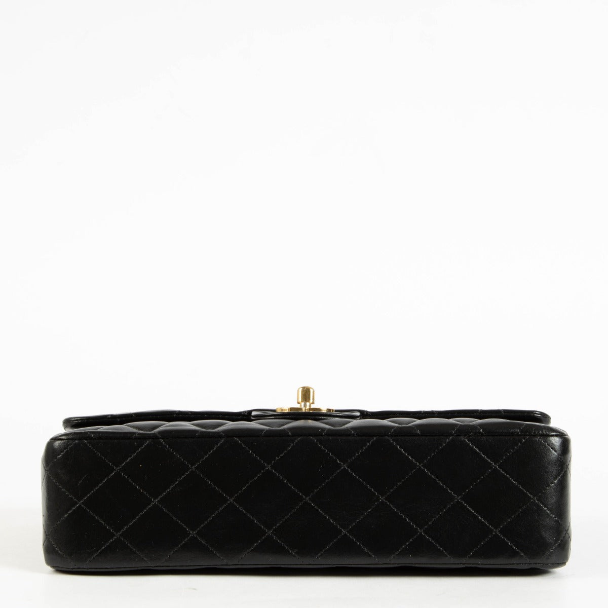 Shop the authentic Chanel Black Lambskin Medium Classic 11.12 Handbag on Labellov.com