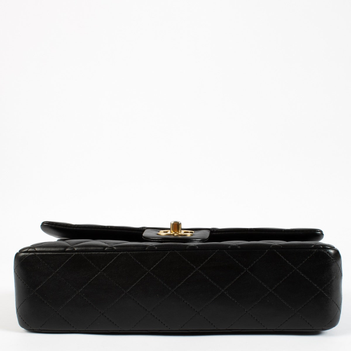 shop 100% authentic second hand Chanel Black Lambskin Medium Classic 11.12 Bag on Labellov.com
