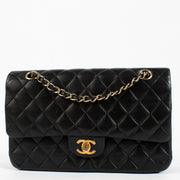 shop 100% authentic second hand Chanel Black Lambskin Medium Classic 11.12 Bag on Labellov.com