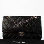 shop 100% authentic second hand Chanel Black Lambskin Medium Classic 11.12 Bag on Labellov.com