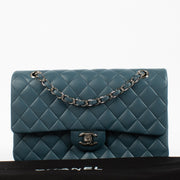 shop 100% authentic second hand Chanel Blue Lambskin Medium Classic 11.12 Bag on Labellov.com