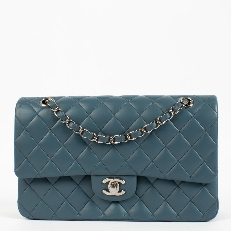 shop 100% authentic second hand Chanel Blue Lambskin Medium Classic 11.12 Bag on Labellov.com
