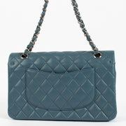 shop 100% authentic second hand Chanel Blue Lambskin Medium Classic 11.12 Bag on Labellov.com