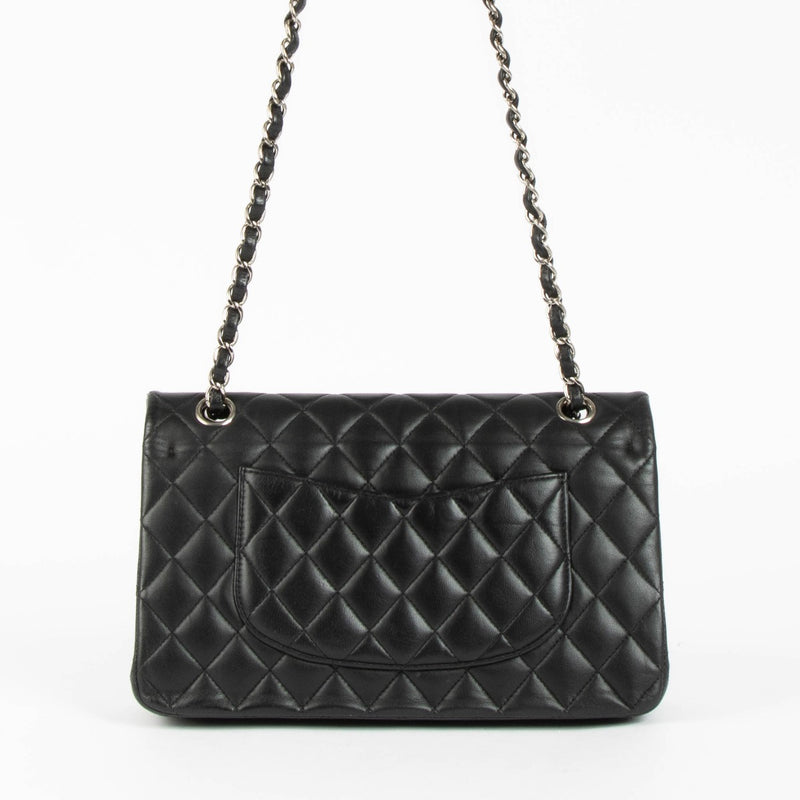 Chanel Classic Flap 11.12 medium black lambskin quilted bag