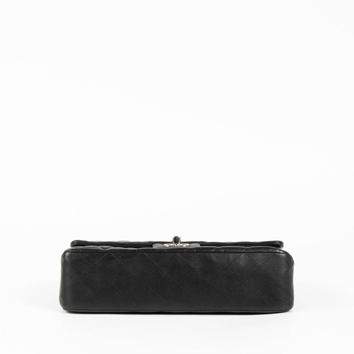 Chanel Classic Flap 11.12 medium black lambskin quilted bag