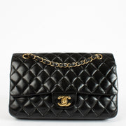 Authentic pre-loved Chanel Black Medium Classic 11.12 Flap Bag on Labellov.com
