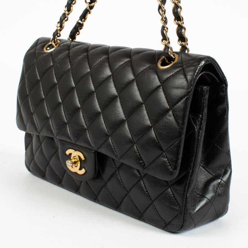 authentic preloved Chanel Black Medium Classic 11.12 Flap Bag on Labellov.com