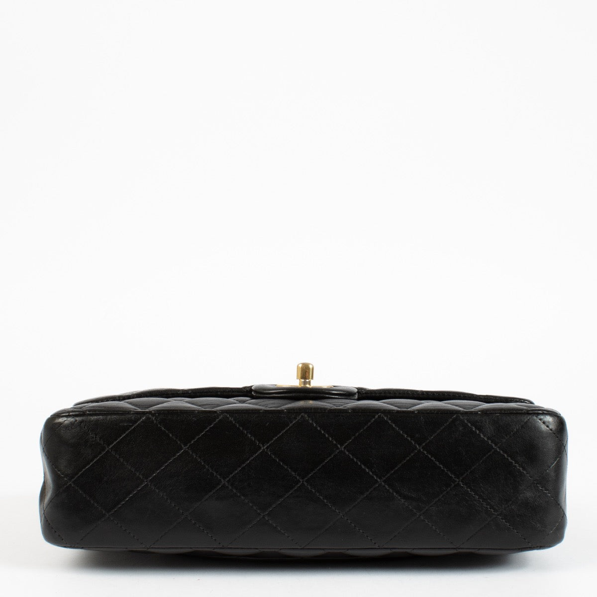 authentic preloved Chanel Black Medium Classic 11.12 Flap Bag on Labellov.com