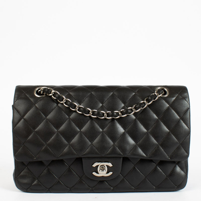 Authentic pre-loved Chanel Black Medium Classic 11.12 Flap Bag on Labellov.com