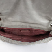 Authentic pre-loved Chanel Grey Large In-the-Mix Flap Bag on Labellov.com