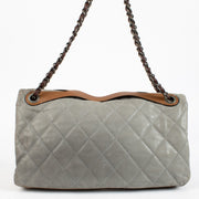 Authentic pre-loved Chanel Grey Large In-the-Mix Flap Bag on Labellov.com
