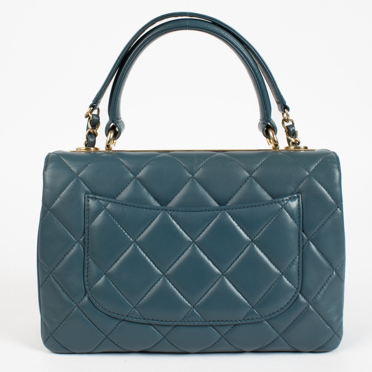 authentic preloved Chanel Denim Blue Small Trendy CC Bag on Labellov.com