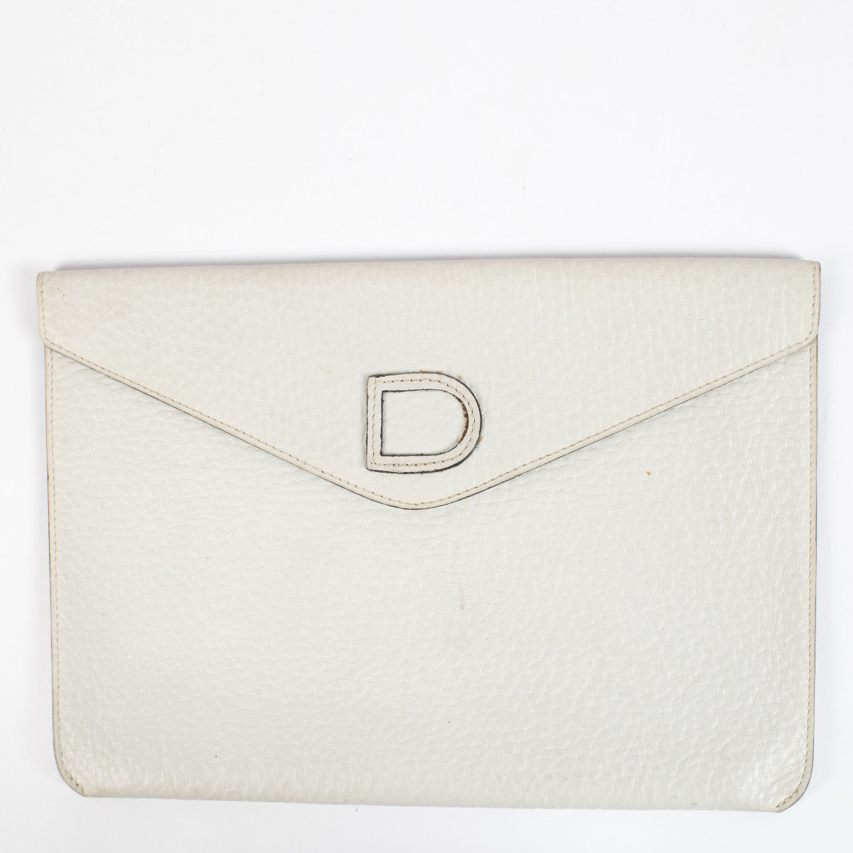 Pochette blanche Delvaux