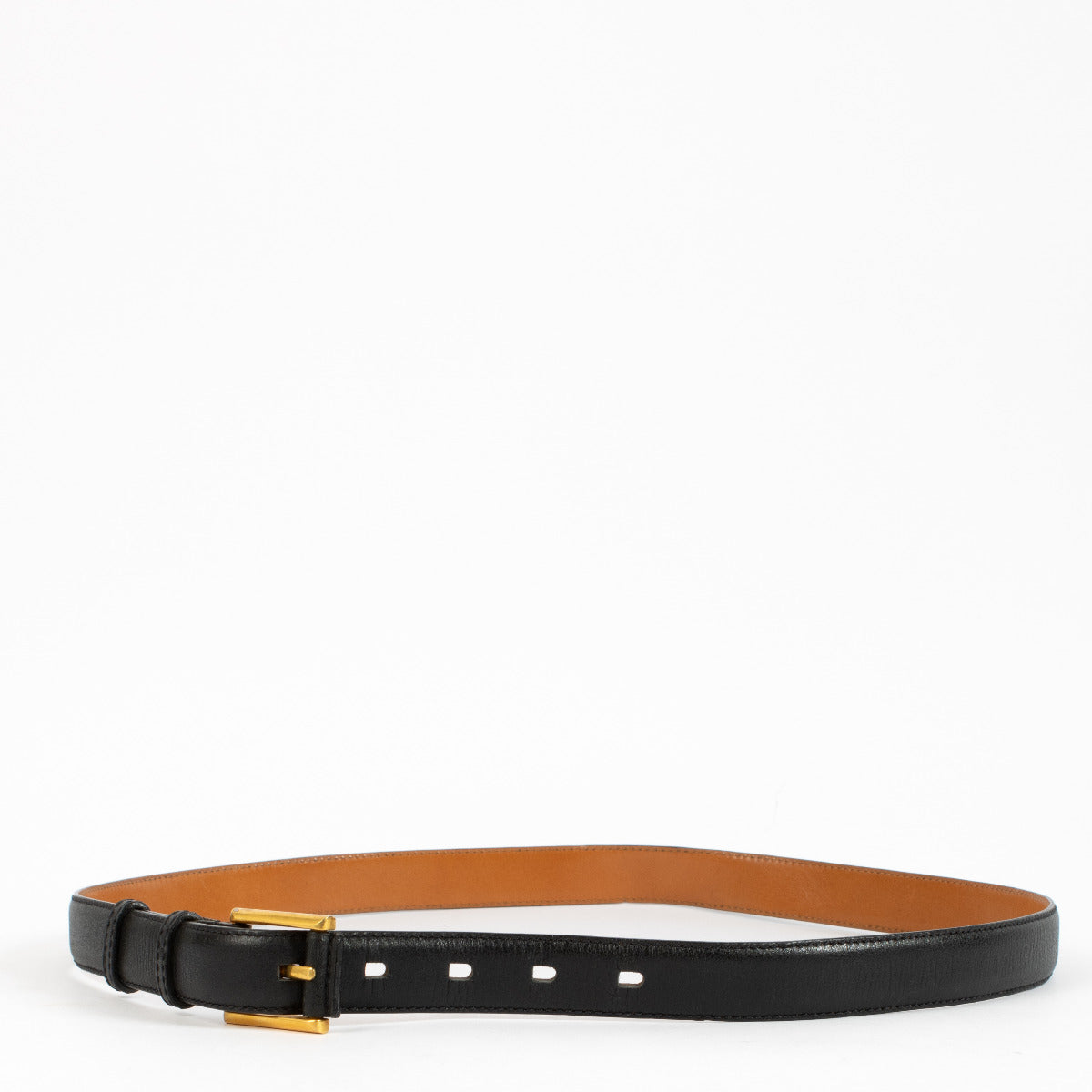 Delvaux Blue Leather Belt - size 95