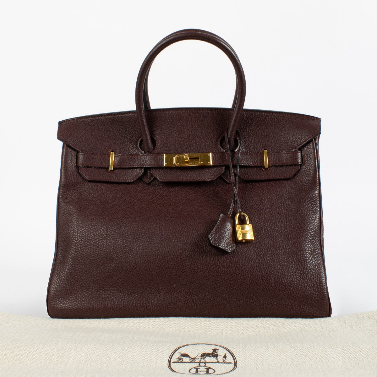 2008 Hermès Birkin 35 Bordeaux Togo GHW