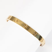 Preloved yellow gold Cartier love bracelet in size 16 on Labellov.com