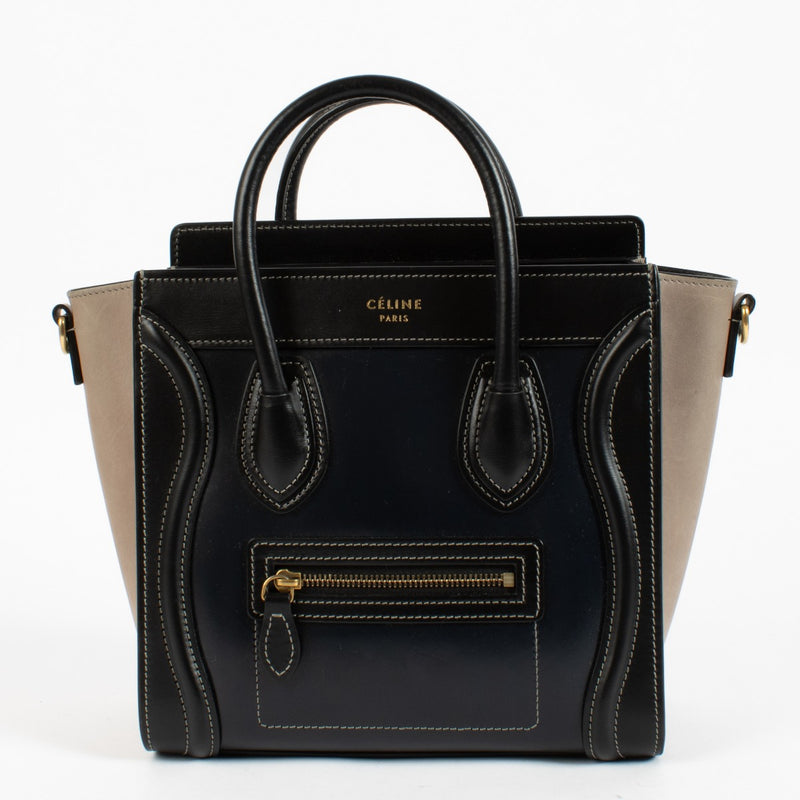 Celine Tri-color Nano Luggage Bag