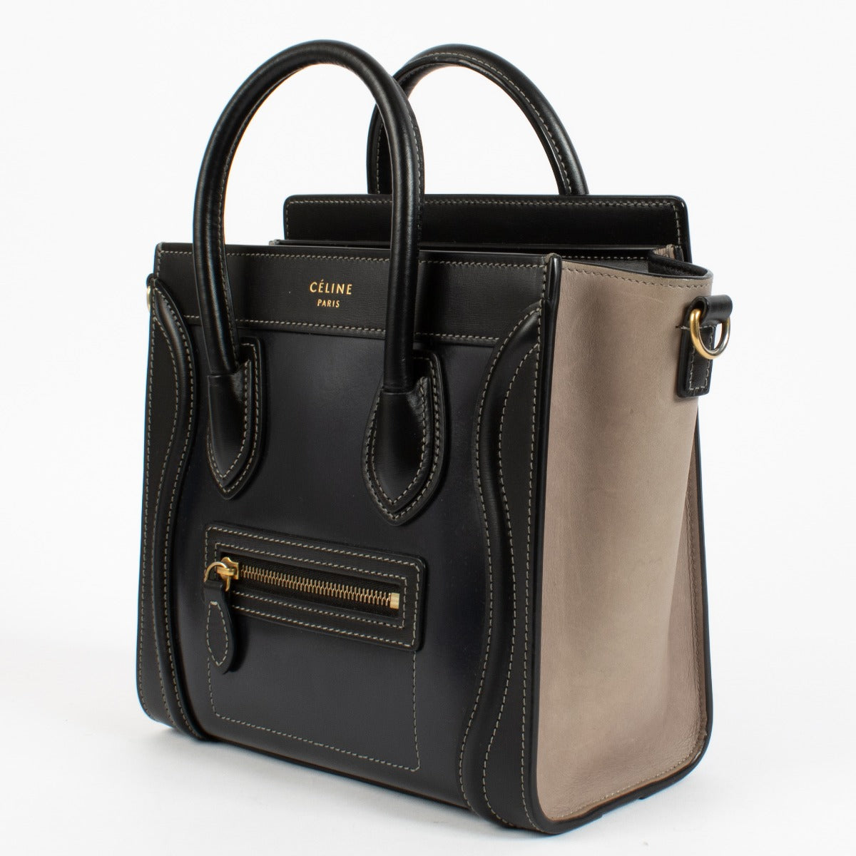Celine Tri-color Nano Luggage Bag