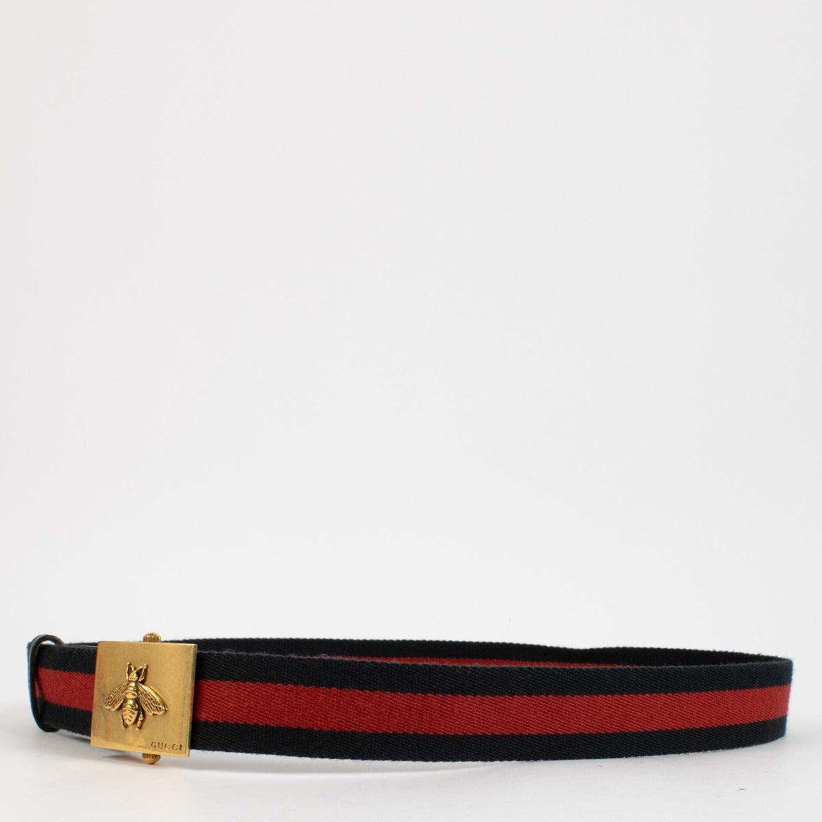 shop 100% authentic second hand Gucci Web Bee Belt - Size 95 on Labellov.com