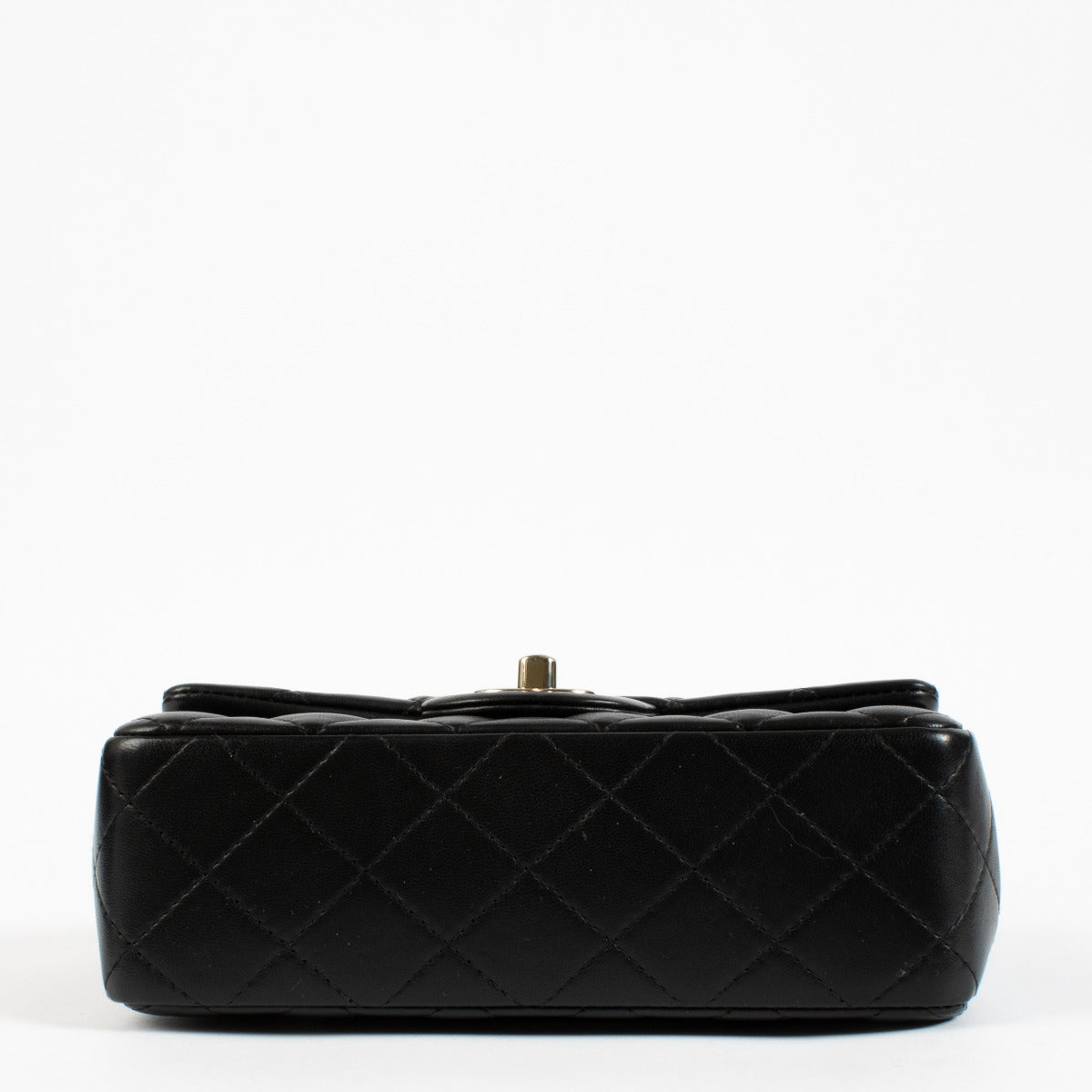 Chanel Black Lambskin Mini Classic Handbag