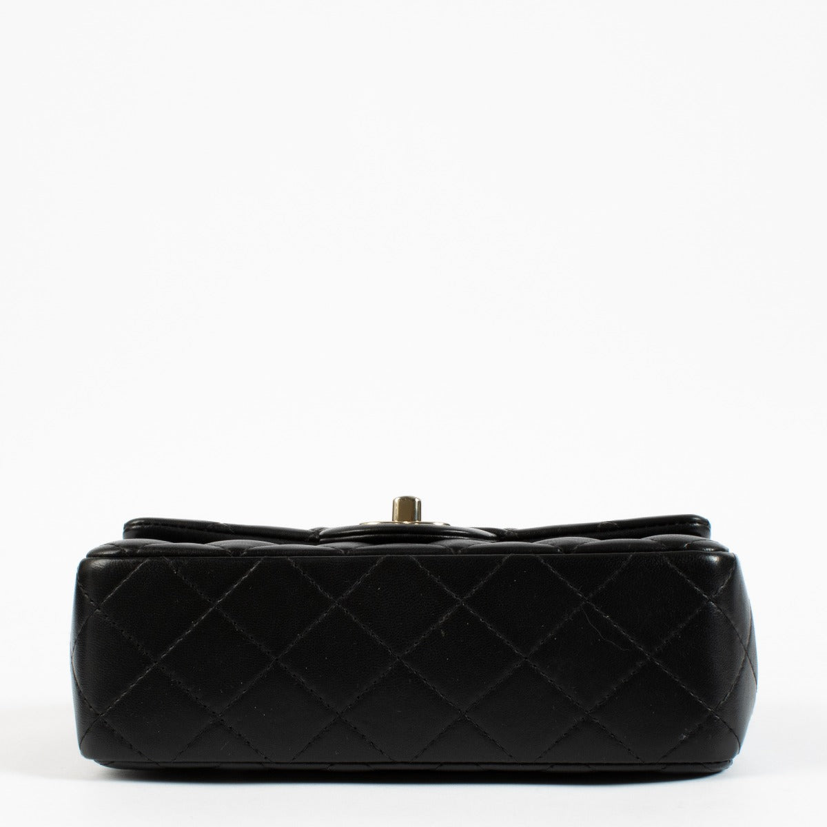 Chanel Black Lambskin Mini Classic Handbag