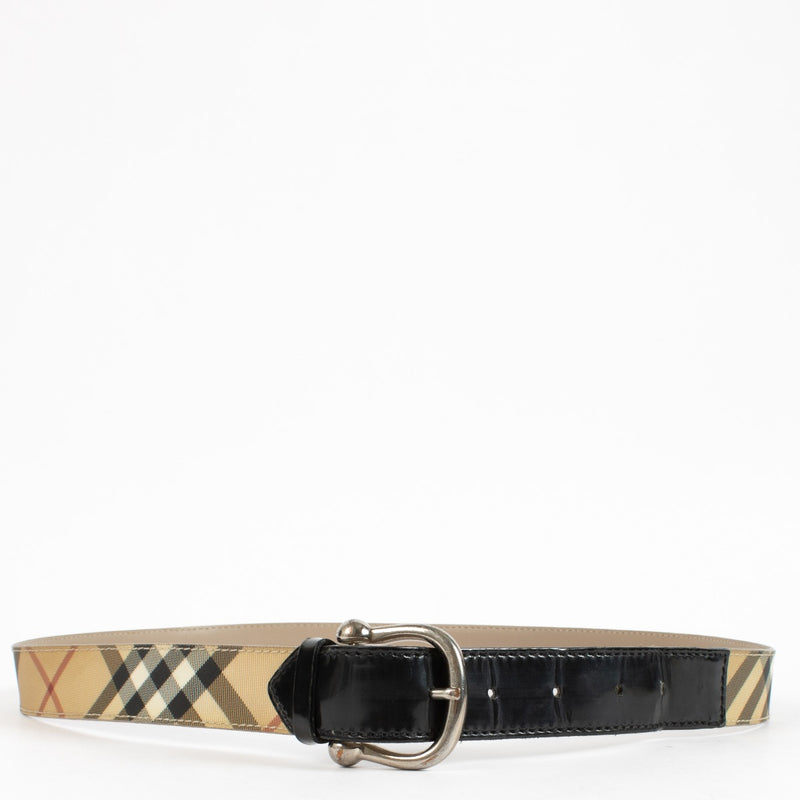 Authentic preloved Burberry belt in size 100 on Labellov.com