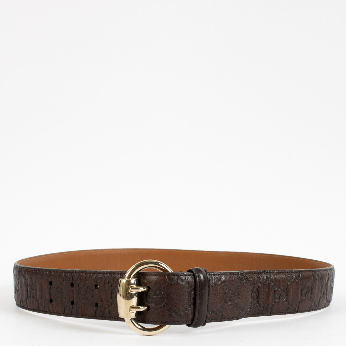 Preloved brown Gucci belt in size 90 on Labellov.com