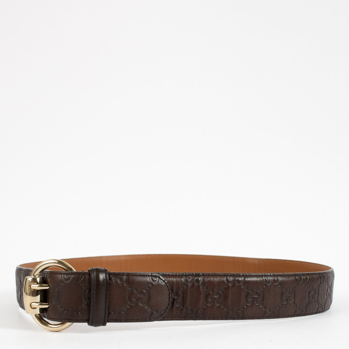 Preloved brown Gucci belt in size 90 on Labellov.com