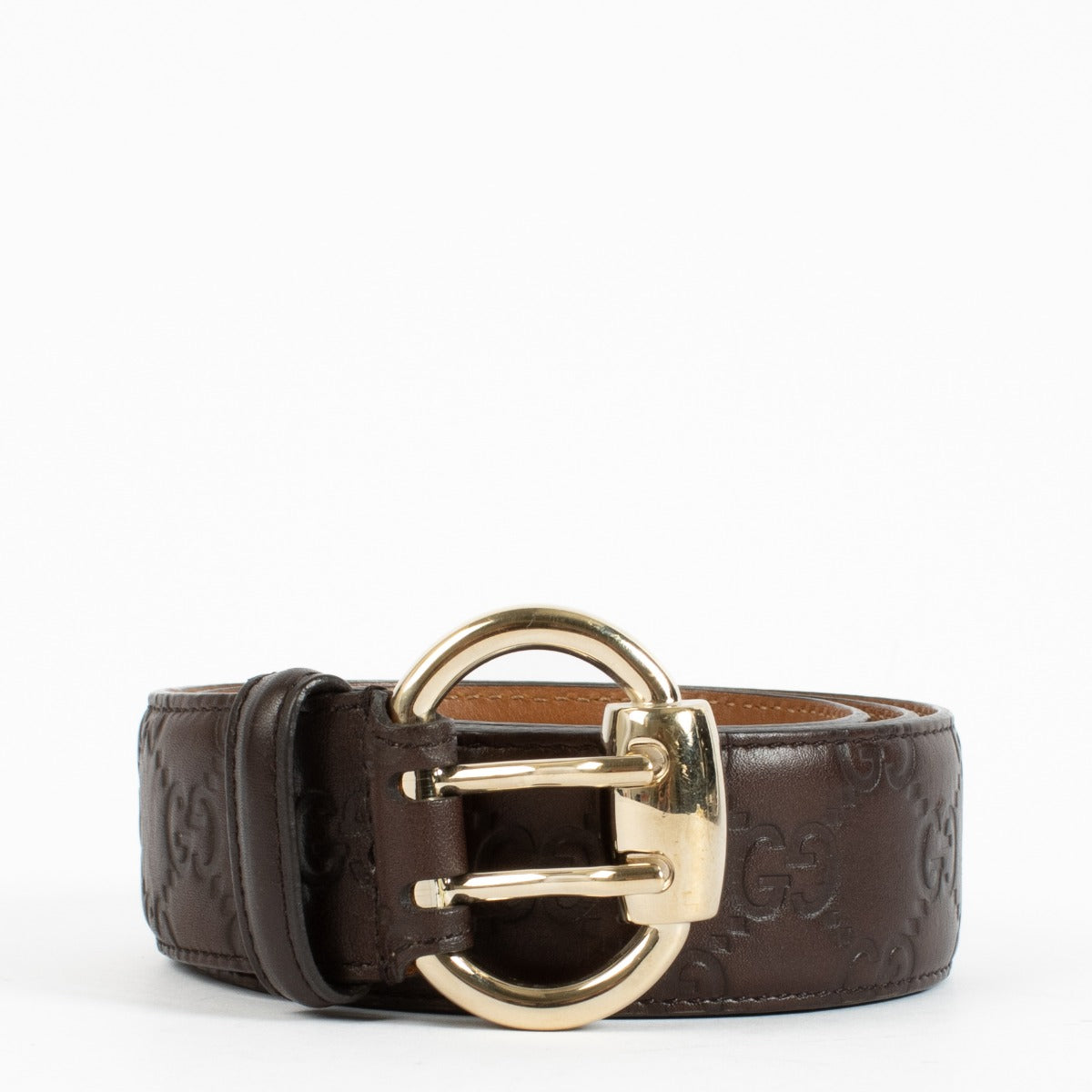 Preloved brown Gucci belt in size 90 on Labellov.com