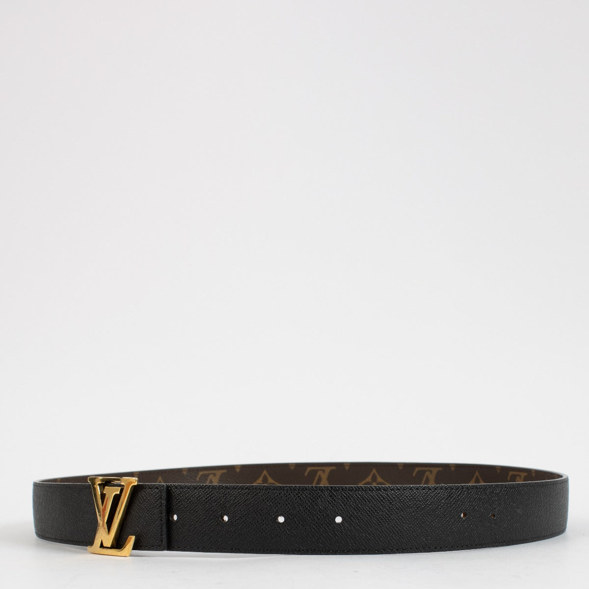 shop 100% authentic second hand Louis Vuitton LV Initials Reversible 30mm Belt - Size 90 on Labellov.com