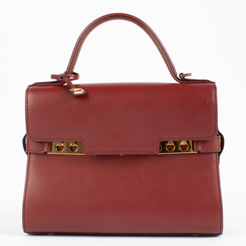 shop 100% authentic second hand Delvaux Burgundy Calf Souple Tempête Mini on Labellov.com