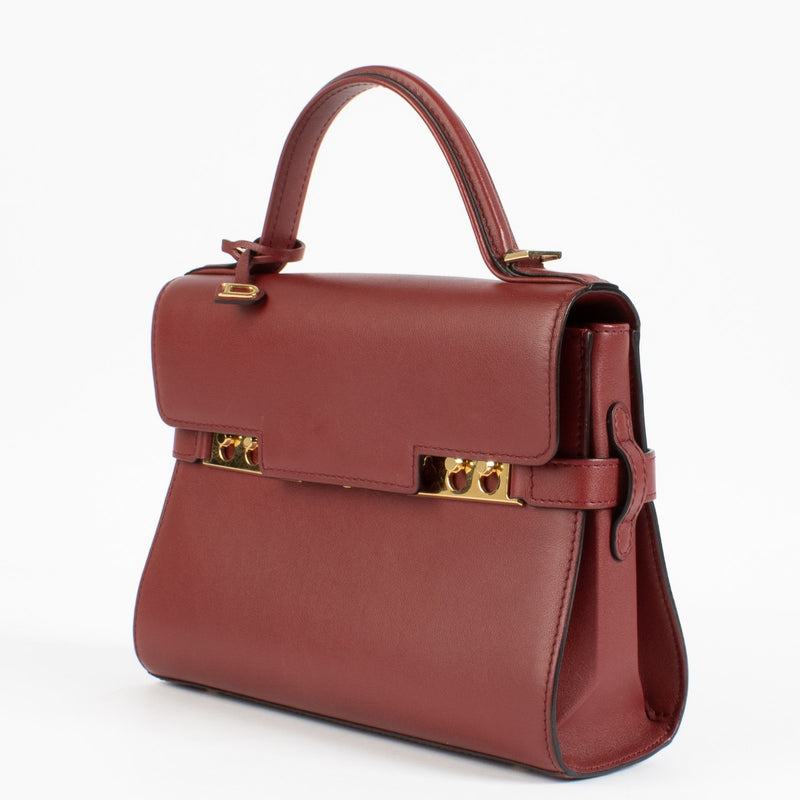 shop 100% authentic second hand Delvaux Burgundy Calf Souple Tempête Mini on Labellov.com