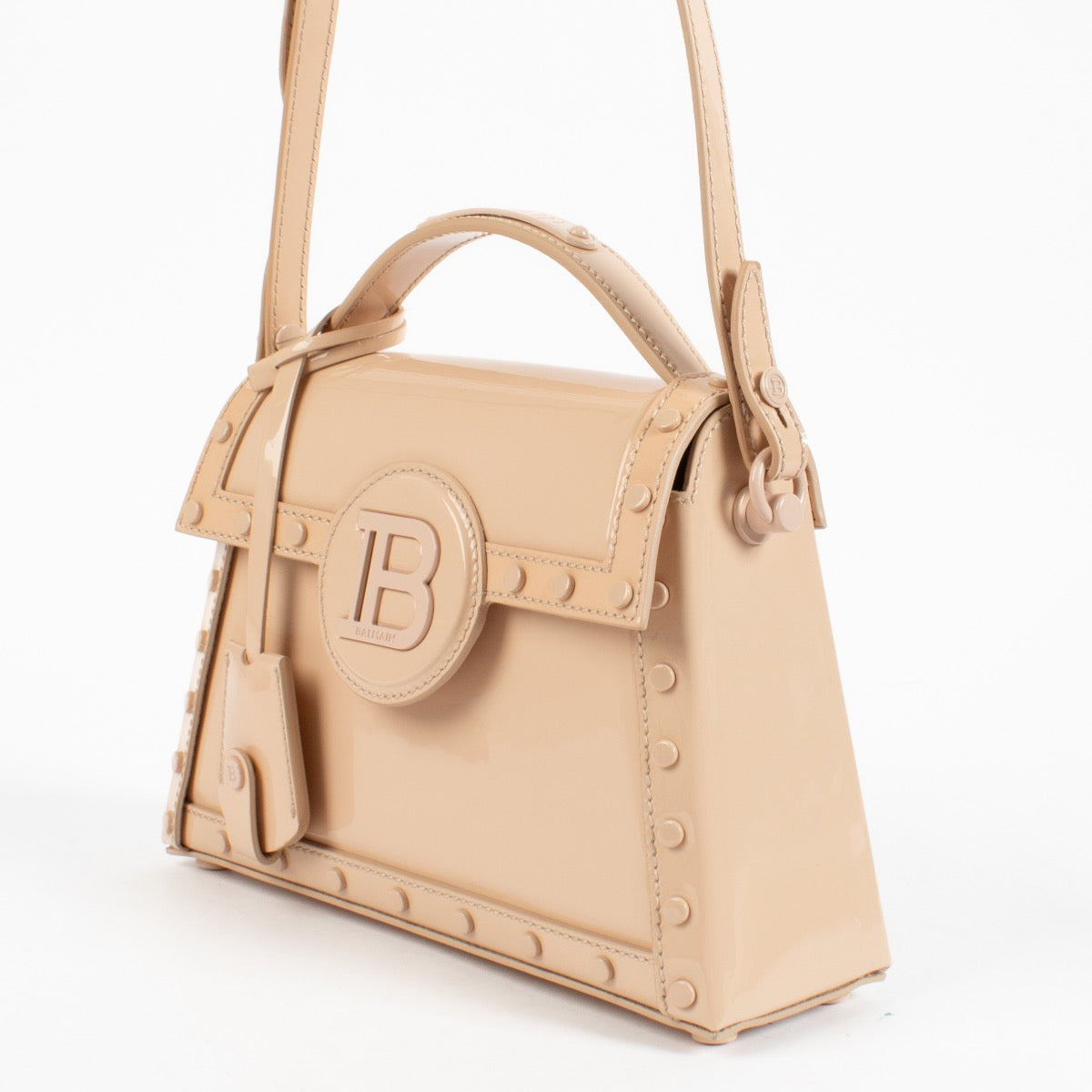 shop 100% authentic second hand Burberry Pink B-Buzz Dynasty Top Handle Bag on Labellov.com